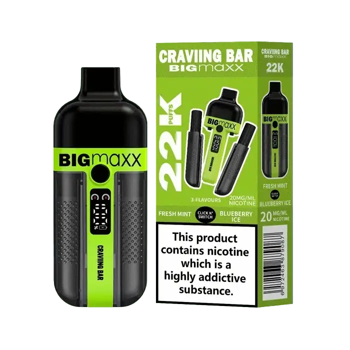 Craving Bar Big Maxx 22k Prefilled Pod Vape Kit Vape At Door