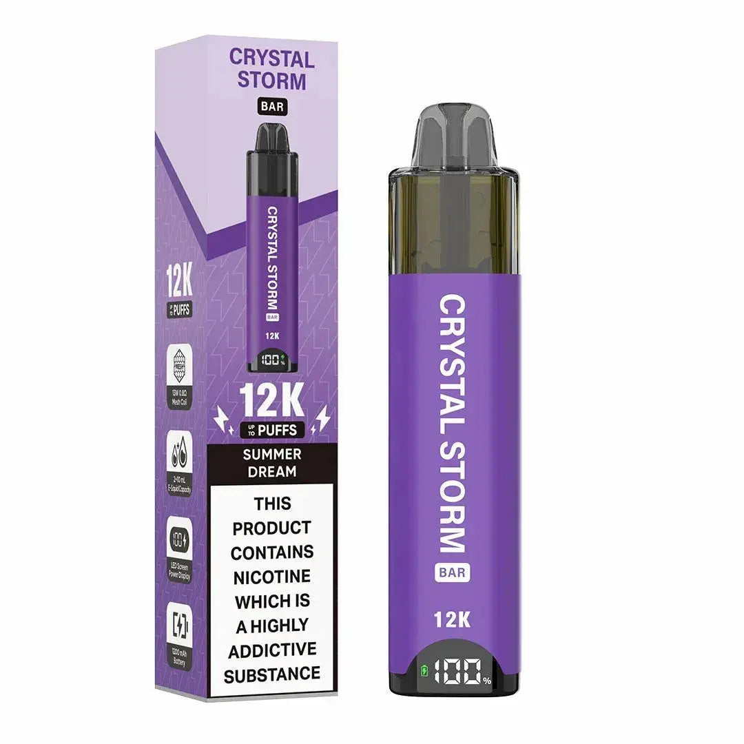 Crystal Storm Bar 12K Puffs Prefilled Pod Kit