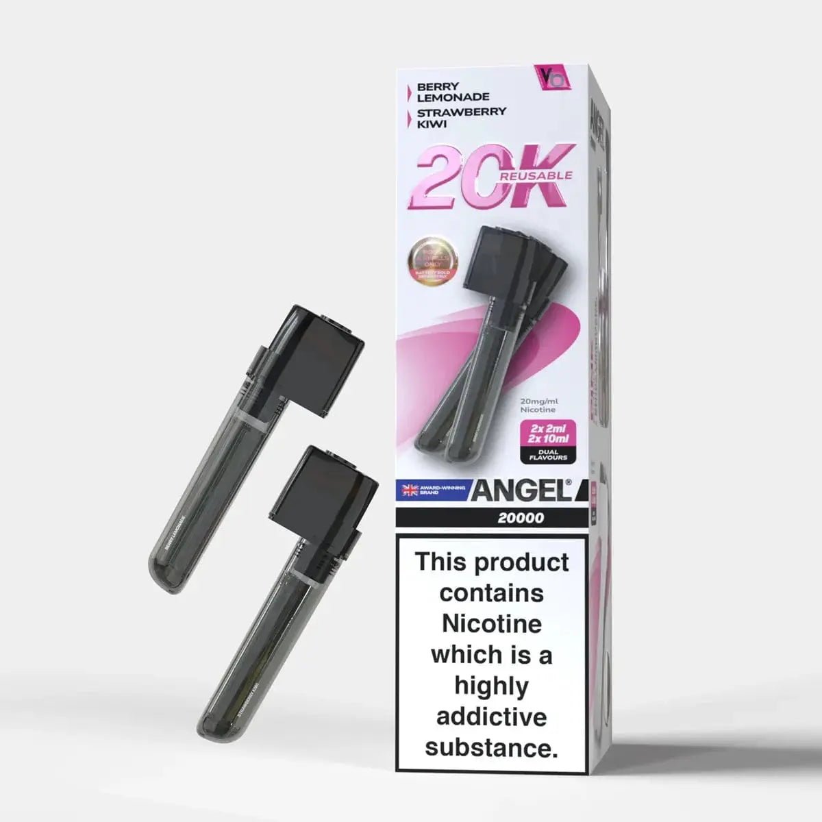 Vape Bars Angel 20k Replacement Pods (20,000 Puffs) Box of 10 Vape At Door