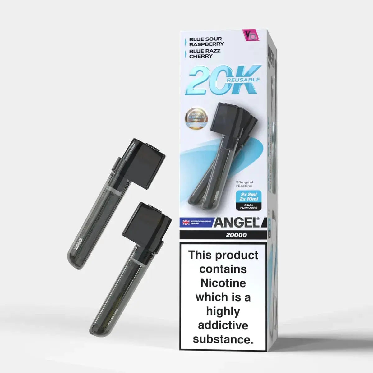 Vape Bars Angel 20k Replacement Pods (20,000 Puffs) Box of 10 Vape At Door