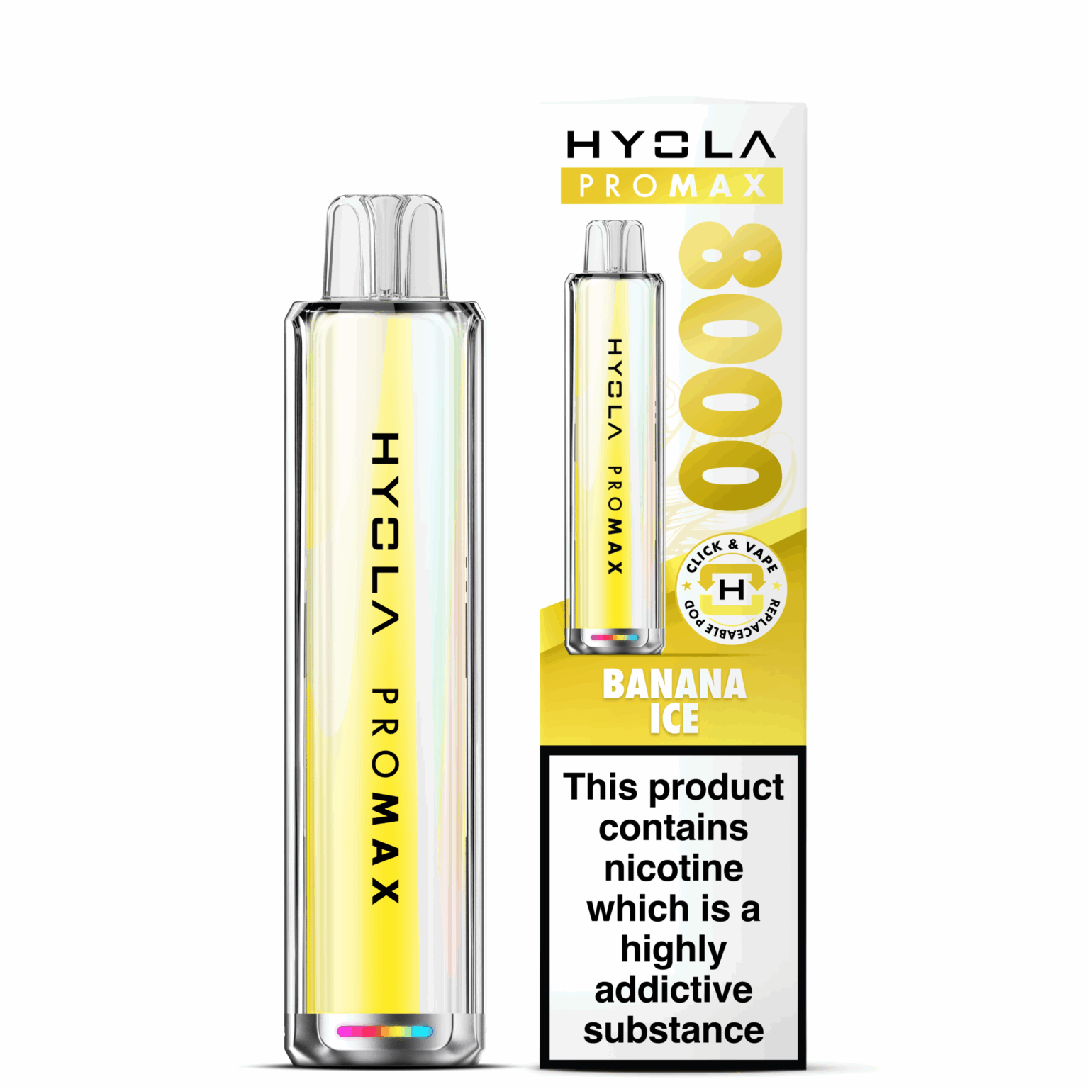 Hyola Pro Max 8000 Puffs Prefilled Pod Kit