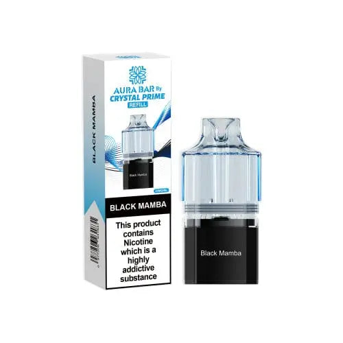 Crystal Prime Aura bar 10k Replacement Prefilled Pods Vape At Door