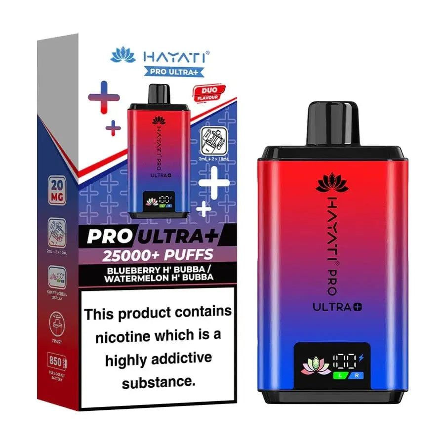 Hayati Pro Ultra Plus 25000 (25k Bar) Prefilled Pod Kit (Review, Price & Specs)