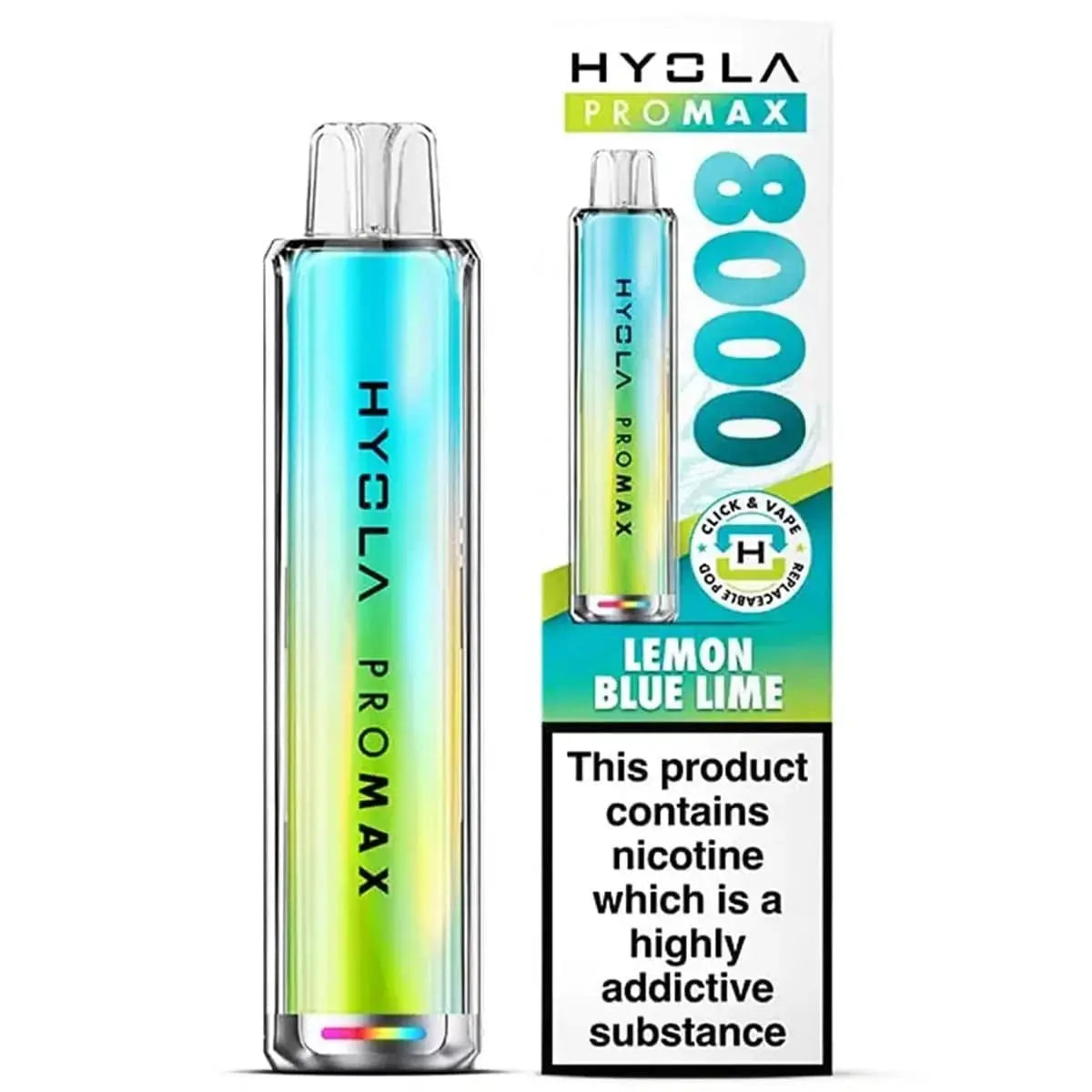 Hyola Pro Max 8000 Puffs Prefilled Pod Kit Vape At Door