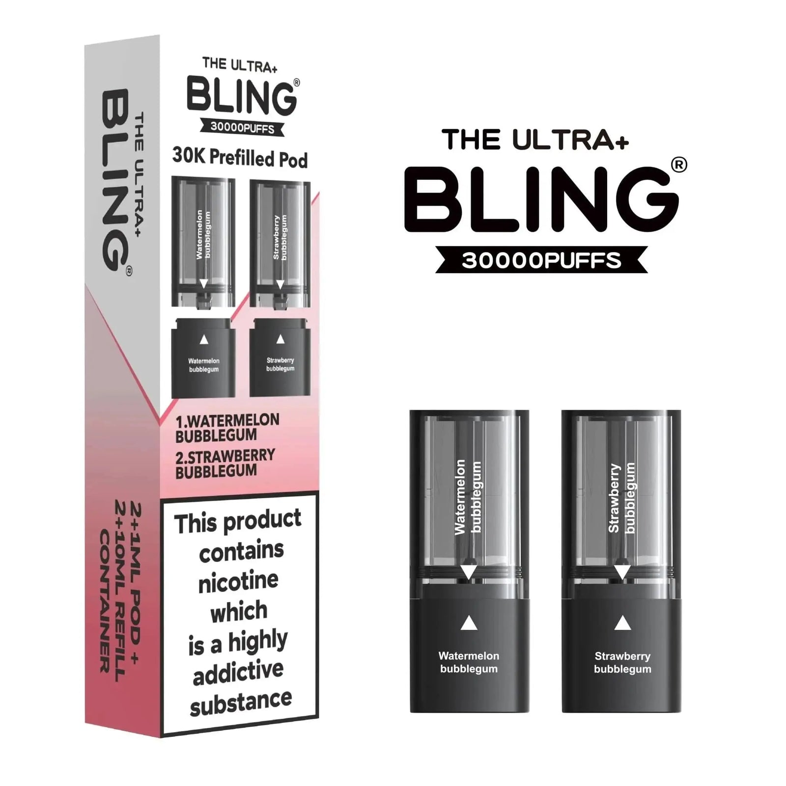 Bling Ultra Plus 30K Pods Box Of 5 Vape At Door