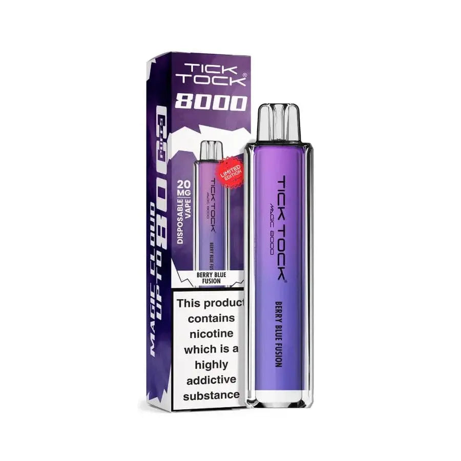 BERRY BLUE FUSION Tick Tock Magic 8000 Puffs