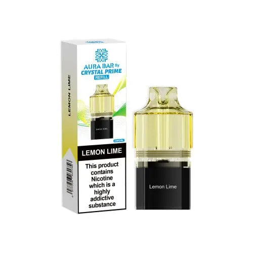 Crystal Prime Aura bar 10k Replacement Prefilled Pods Vape At Door
