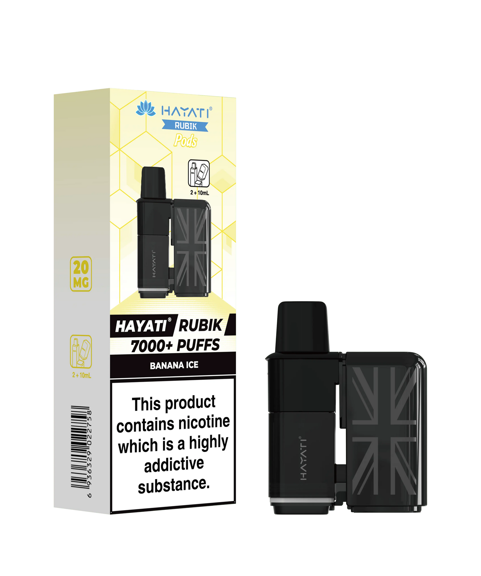Hayati Rubik 7000 Replacement Prefilled Pods Vape At Door