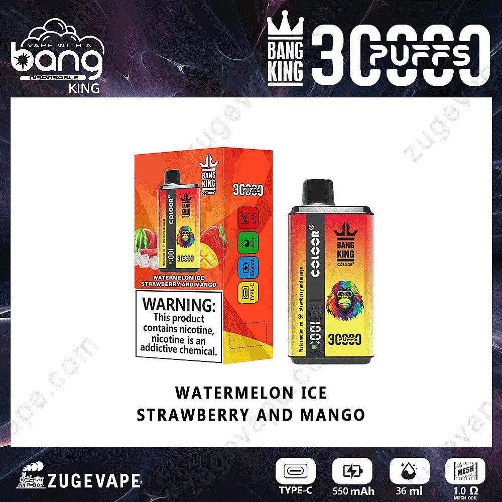 Bang King 30K Vape Device (30,000 Puffs) Vape At Door