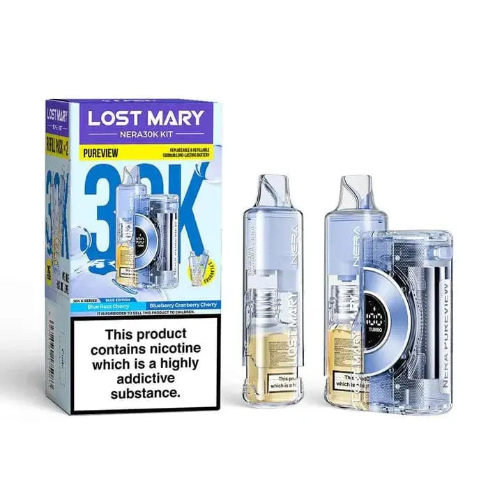 Lost Mary Nera 30k Puffs Pureview Prefilled Pod Kit Vape At Door