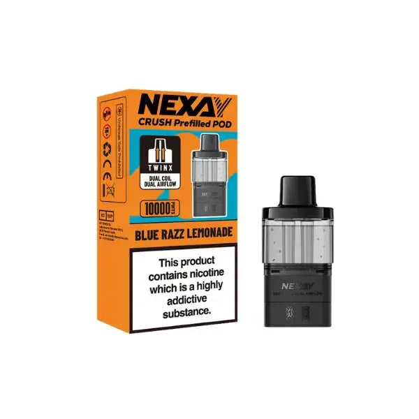 Nexay Crush 10K Puffs Prefilled Replacement Pods Vape At Door