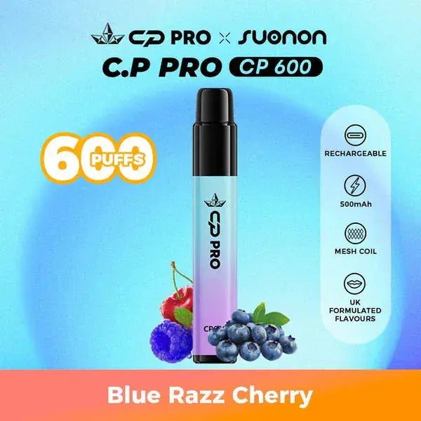 CP Pro CP600 Puffs Prefilled Pod Kit Vape At Door