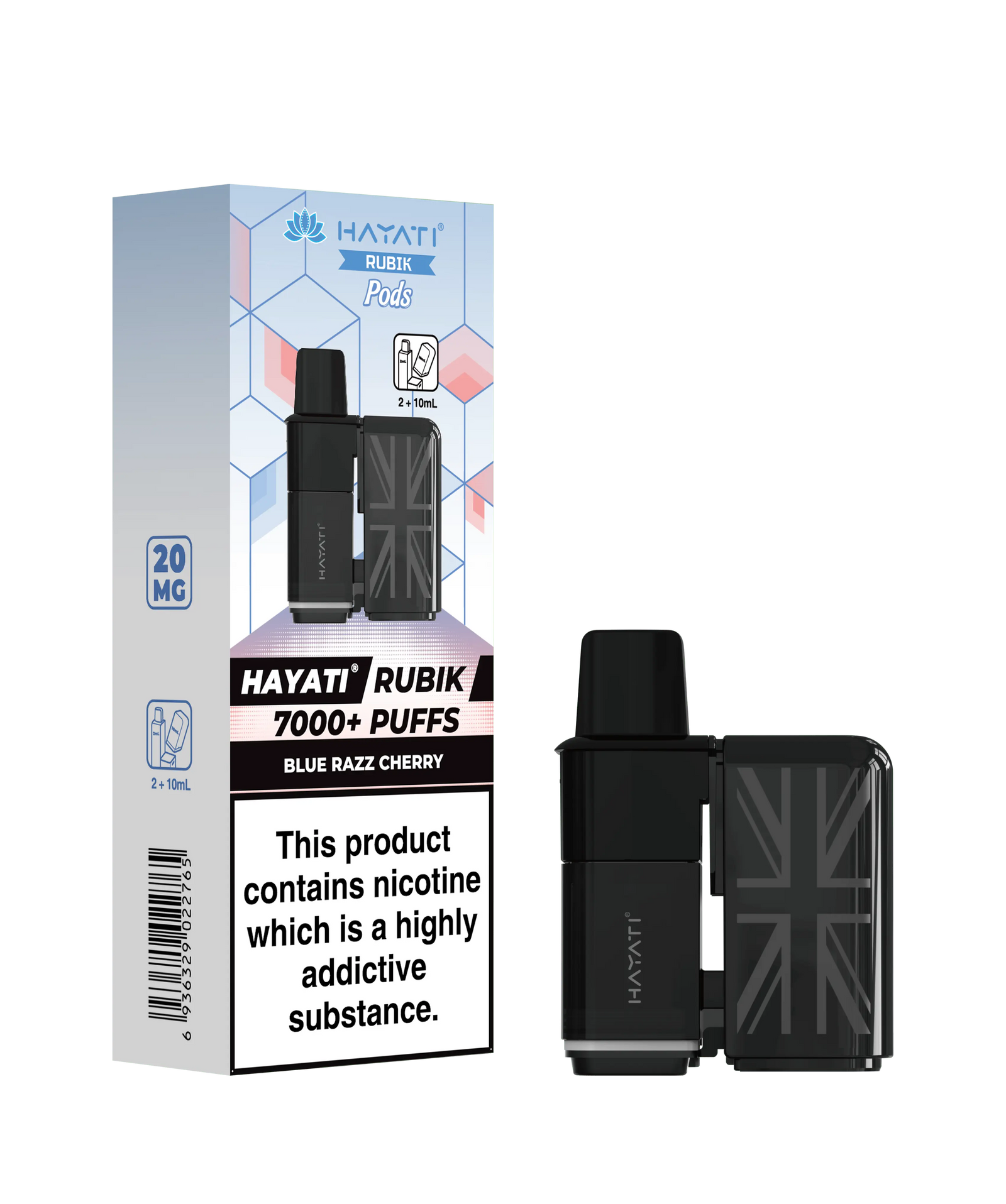Hayati Rubik 7000 Replacement Prefilled Pods Vape At Door