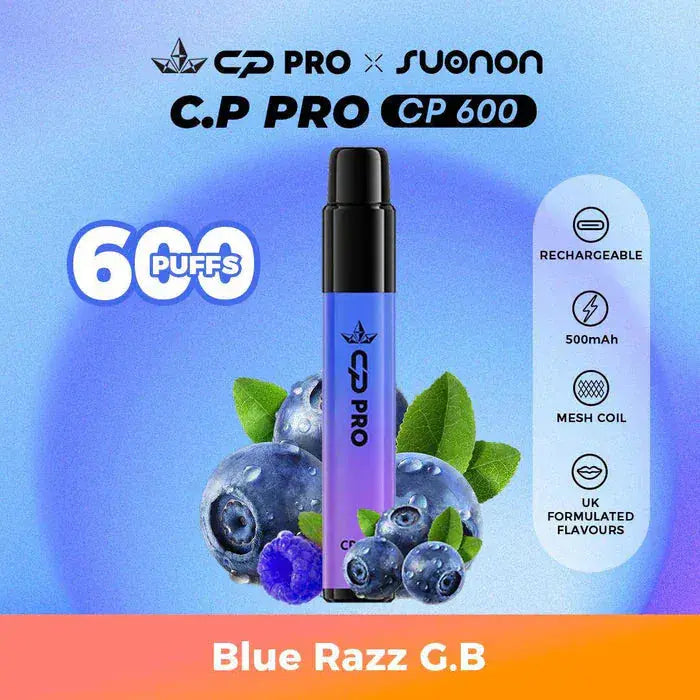 CP Pro CP600 Puffs Prefilled Pod Kit Vape At Door