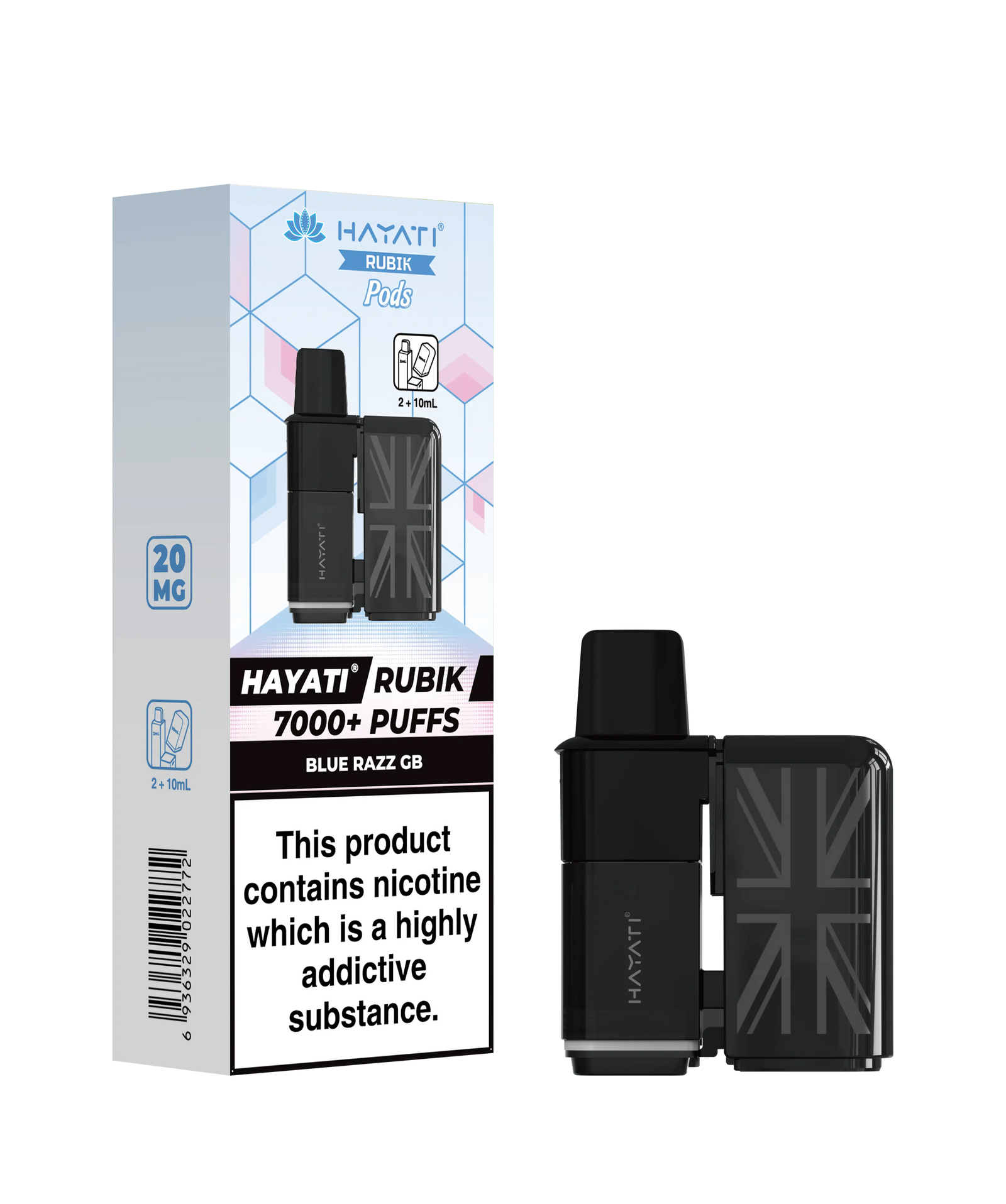 Hayati Rubik 7000 Replacement Prefilled Pods Vape At Door