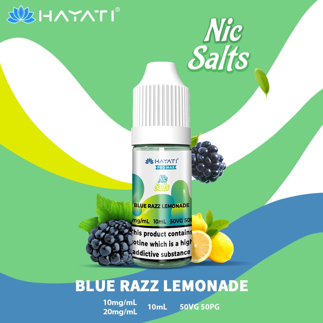 Hayati Pro Max Nic Salts Blue razz lemonade