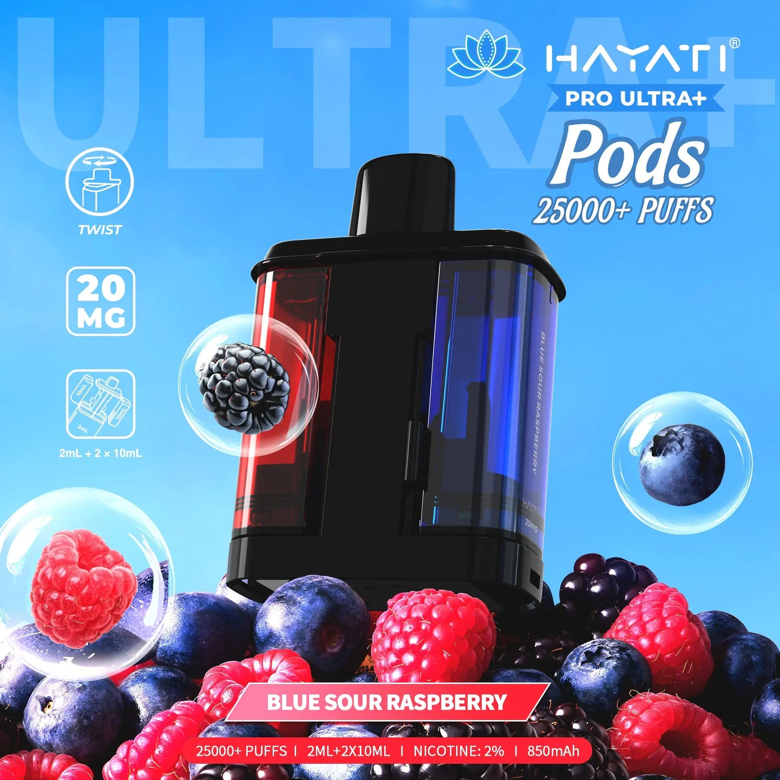 Hayati Pro Ultra Plus 25000 Replacement Prefilled Pods (Review, Price & Specs) Vape At Door
