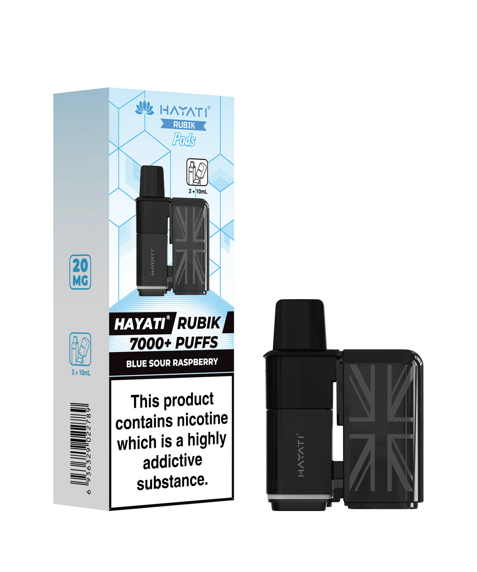 Hayati Rubik 7000 Replacement Prefilled Pods Vape At Door