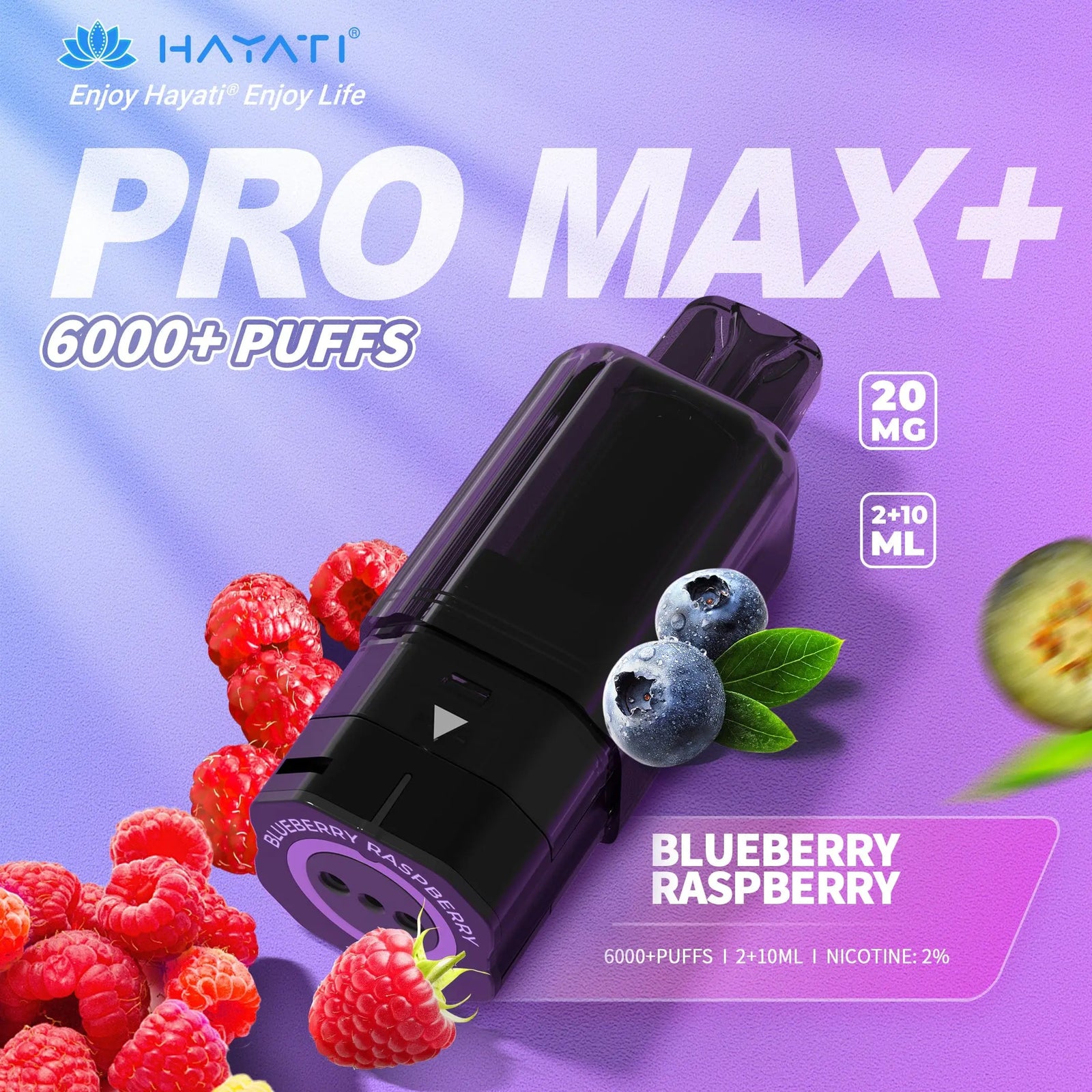 Hayati Pro Max Plus 6000 Replacement Prefilled Pods Vape At Door