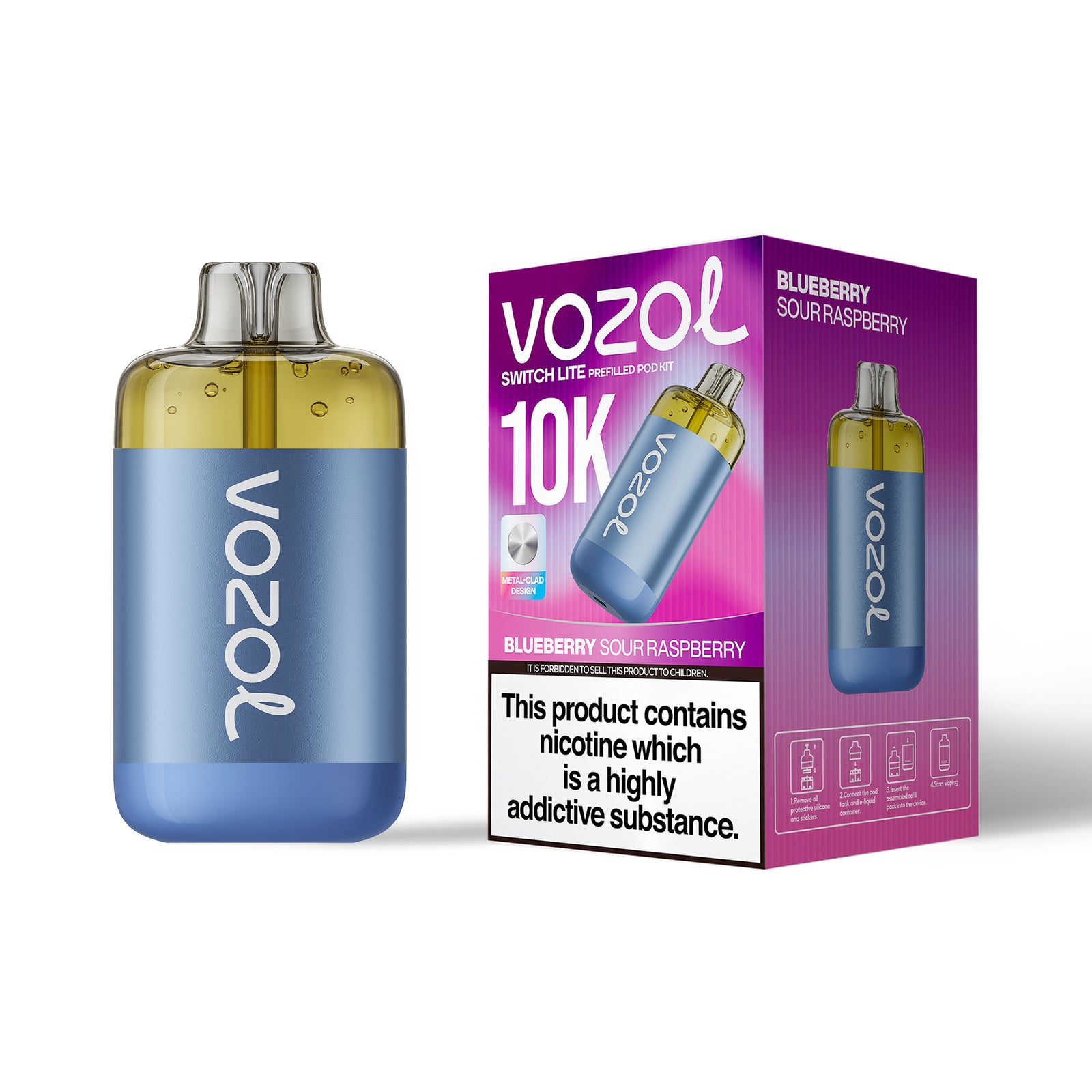 VOZOL Switch Lite 10,000 Puffs Prefilled Pod Kit