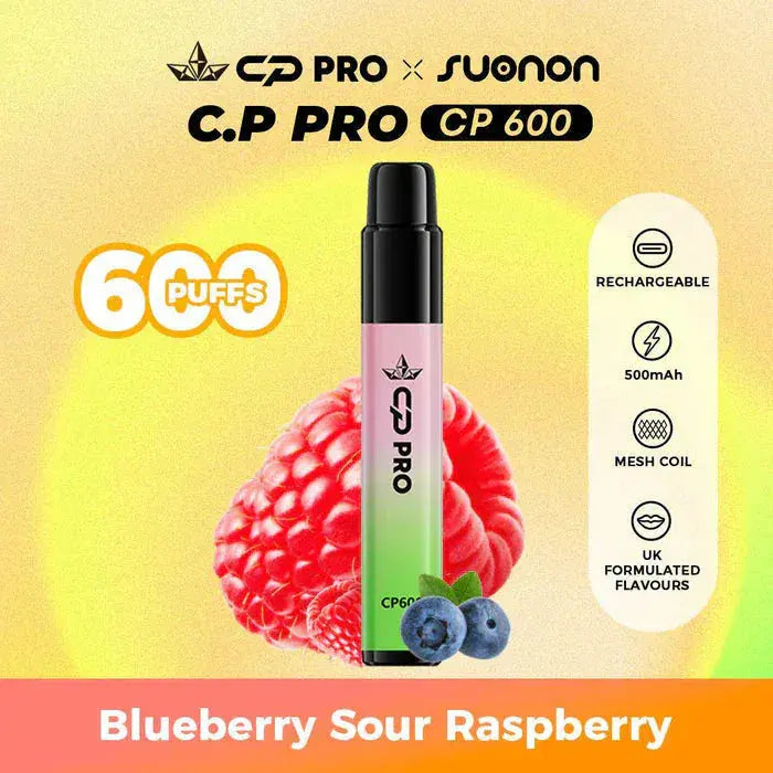 CP Pro CP600 Puffs Prefilled Pod Kit Vape At Door