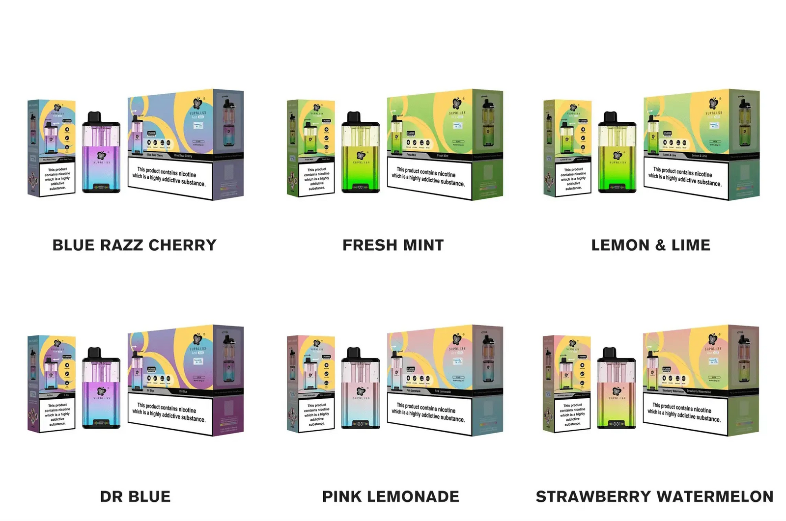 Supbliss Ace 40K Prefilled Pod Vape Kit Vape At Door