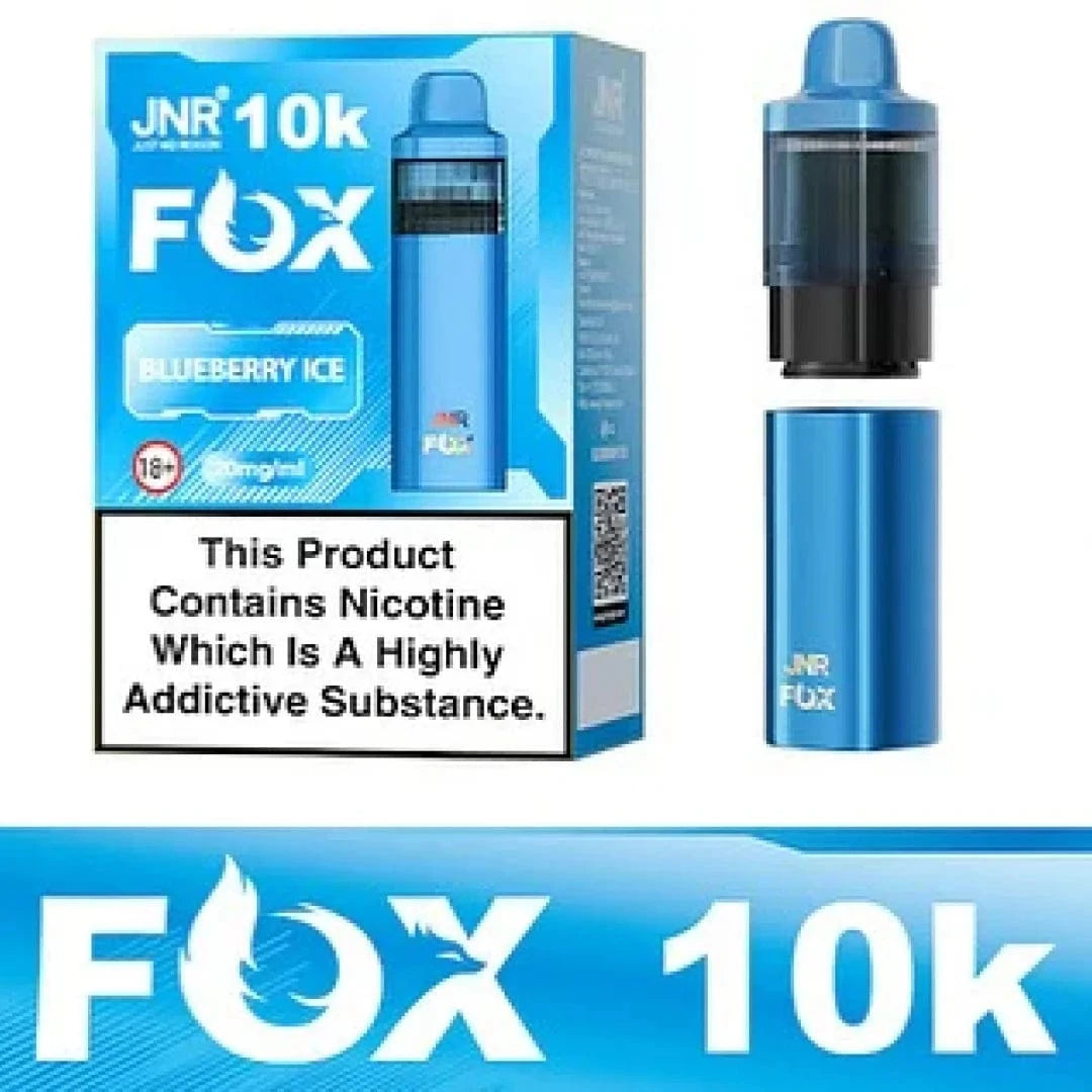 JNR Fox 10K Puffs Kit BLUEBERRY ICE
