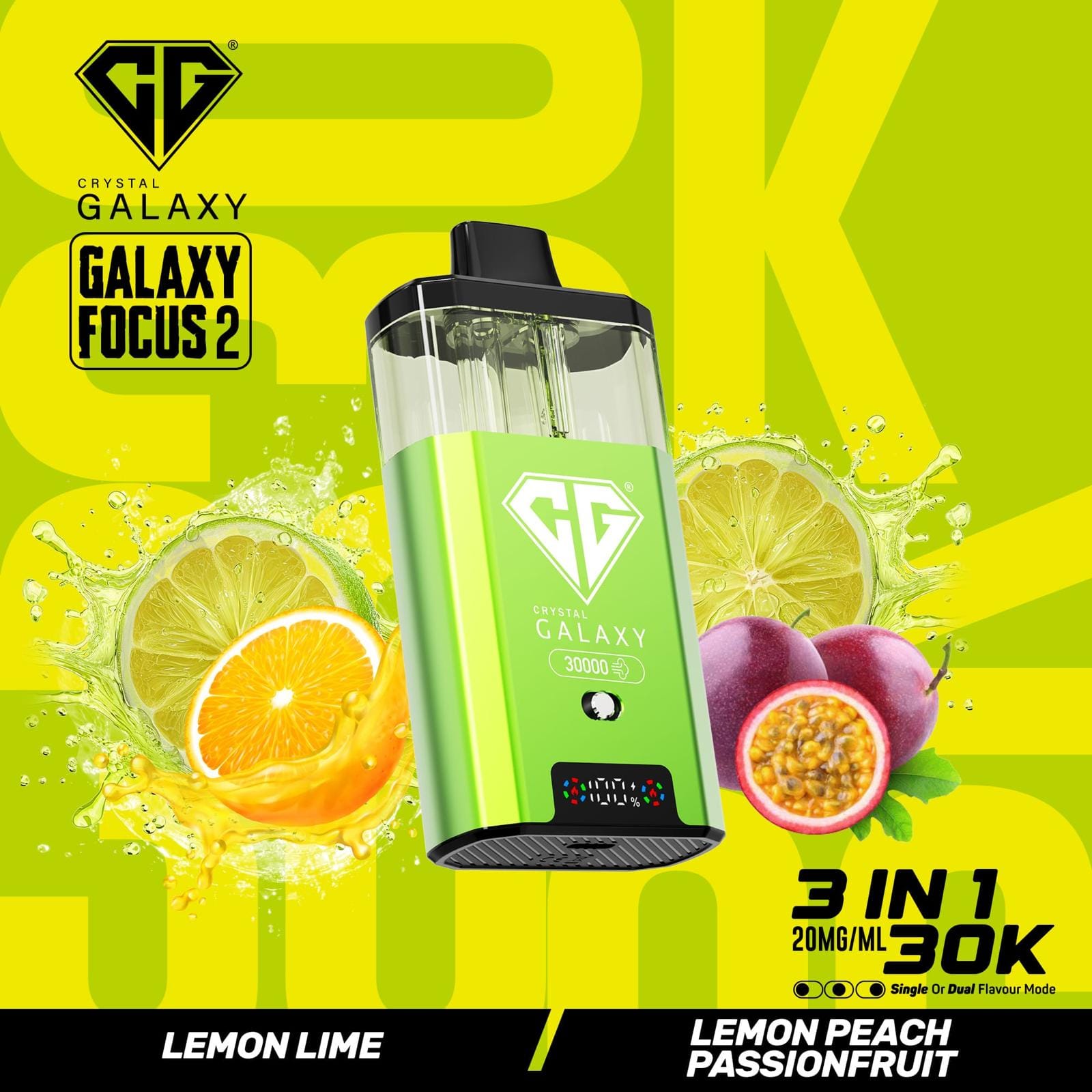 Crystal Galaxy Focus 2 30k Puffs Prefilled Pod Kit
