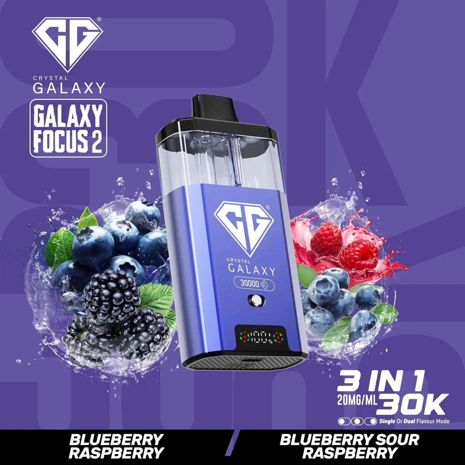 Crystal Galaxy Focus 2 30k Puffs Prefilled Pod Kit Crystal Galaxy