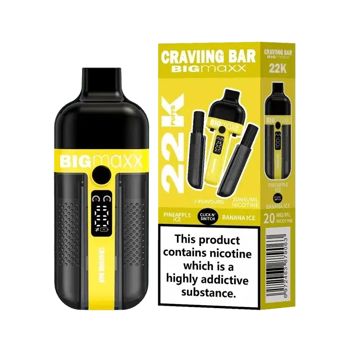 Craving Bar Big Maxx 22k Prefilled Pod Vape Kit Vape At Door