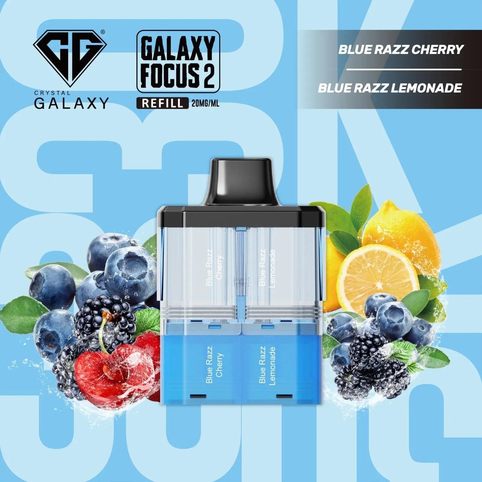 Crystal Galaxy Focus 2 30K Puffs Prefilled Replacement Pods Vape At Door