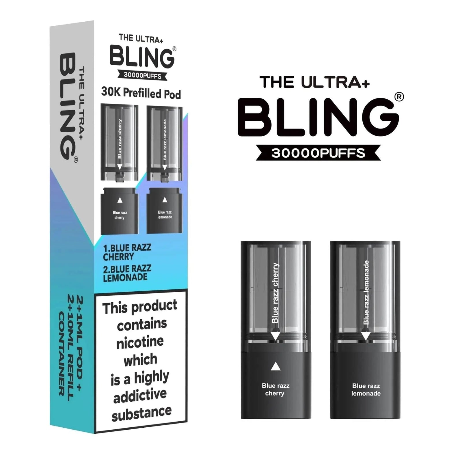 Bling Ultra Plus 30K Pods Box Of 5 Vape At Door