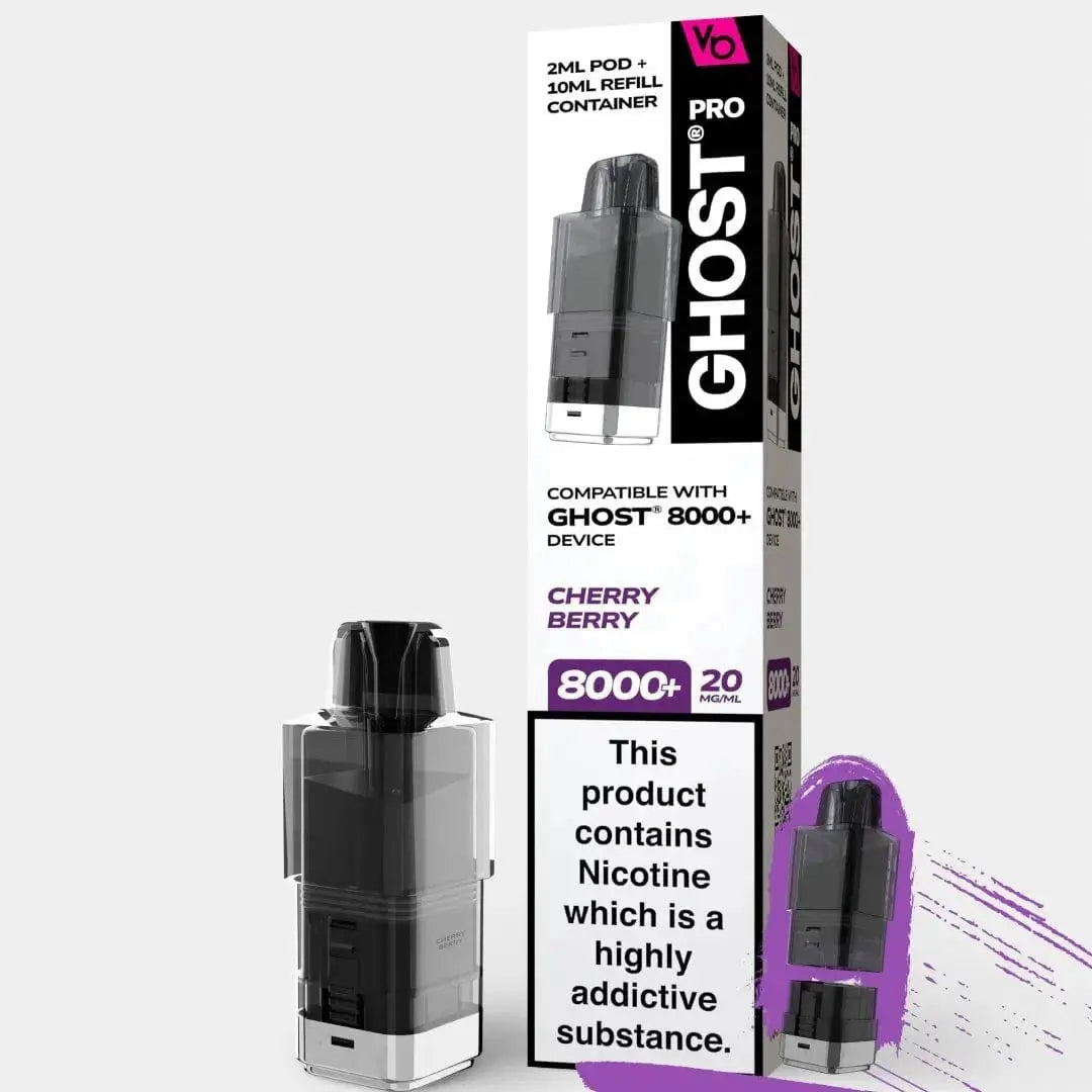 Vapes Bar Ghost Pro 8000+ Prefilled Replacement Pods Vape At Door