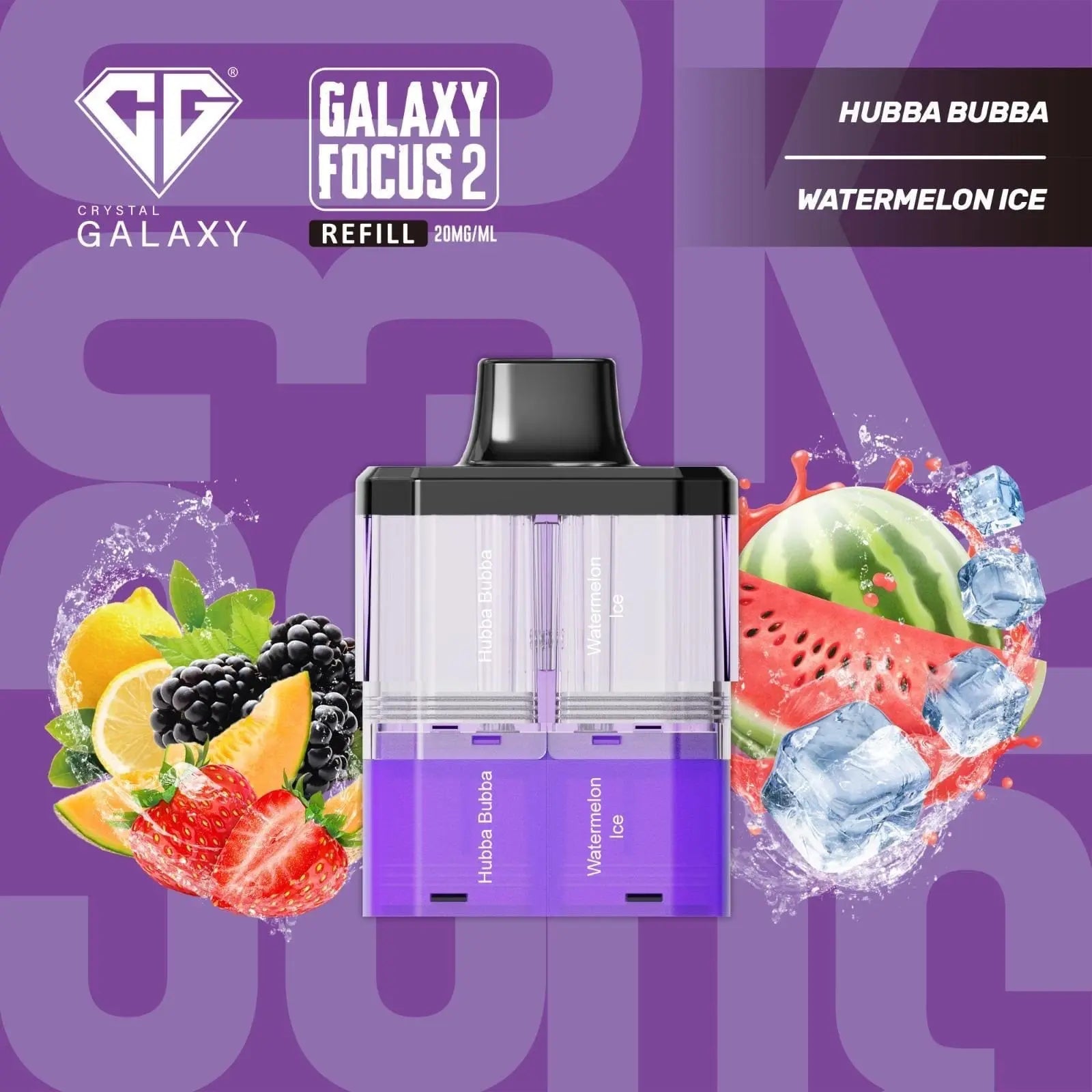 Crystal Galaxy Focus 2 30K Puffs Prefilled Replacement Pods Vape At Door