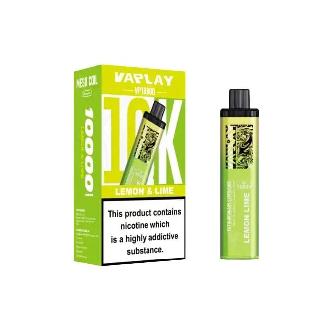Vaplay VP10000 Prefilled Pod Vape Kit Vape device lemon and lime flavor