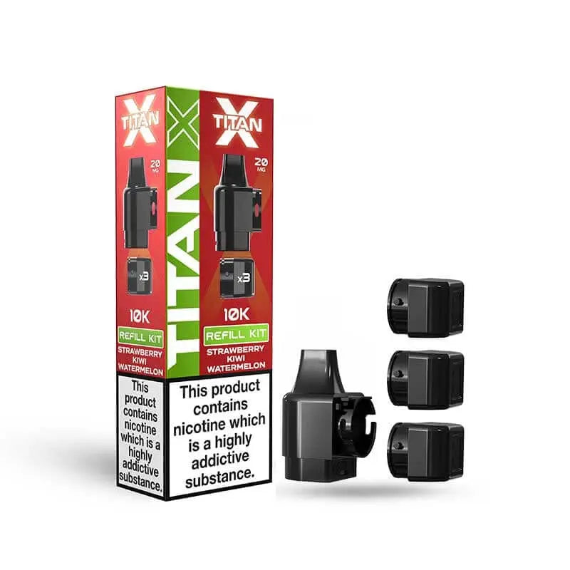 Titan X 10K Replacement Prefilled Pods Vape At Door