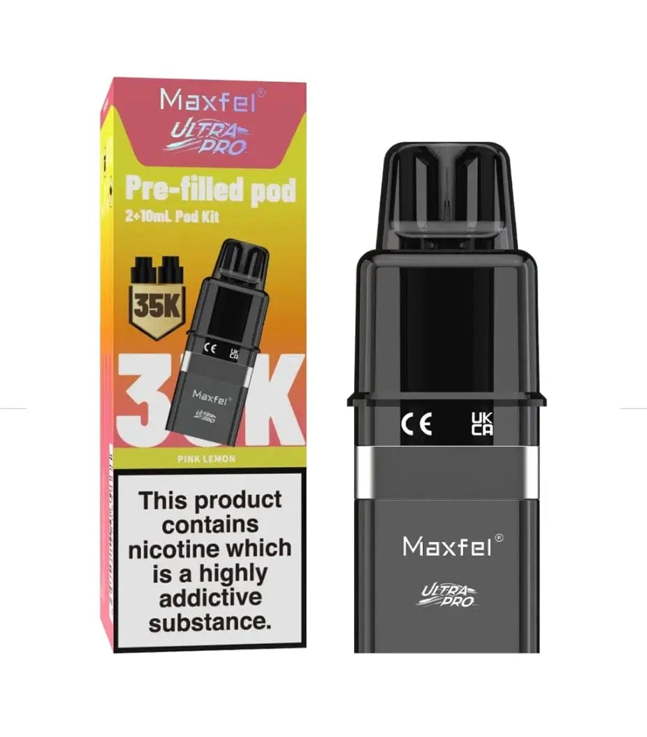Maxfel Ultra Pro 35K Replacement Prefilled Pods Vape At Door