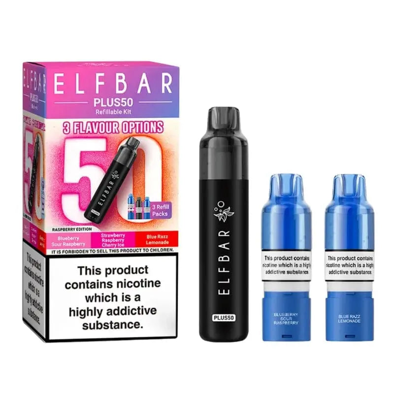 ElfBar Plus50 50k Prefilled Pod Vape Kit Vape At Door
