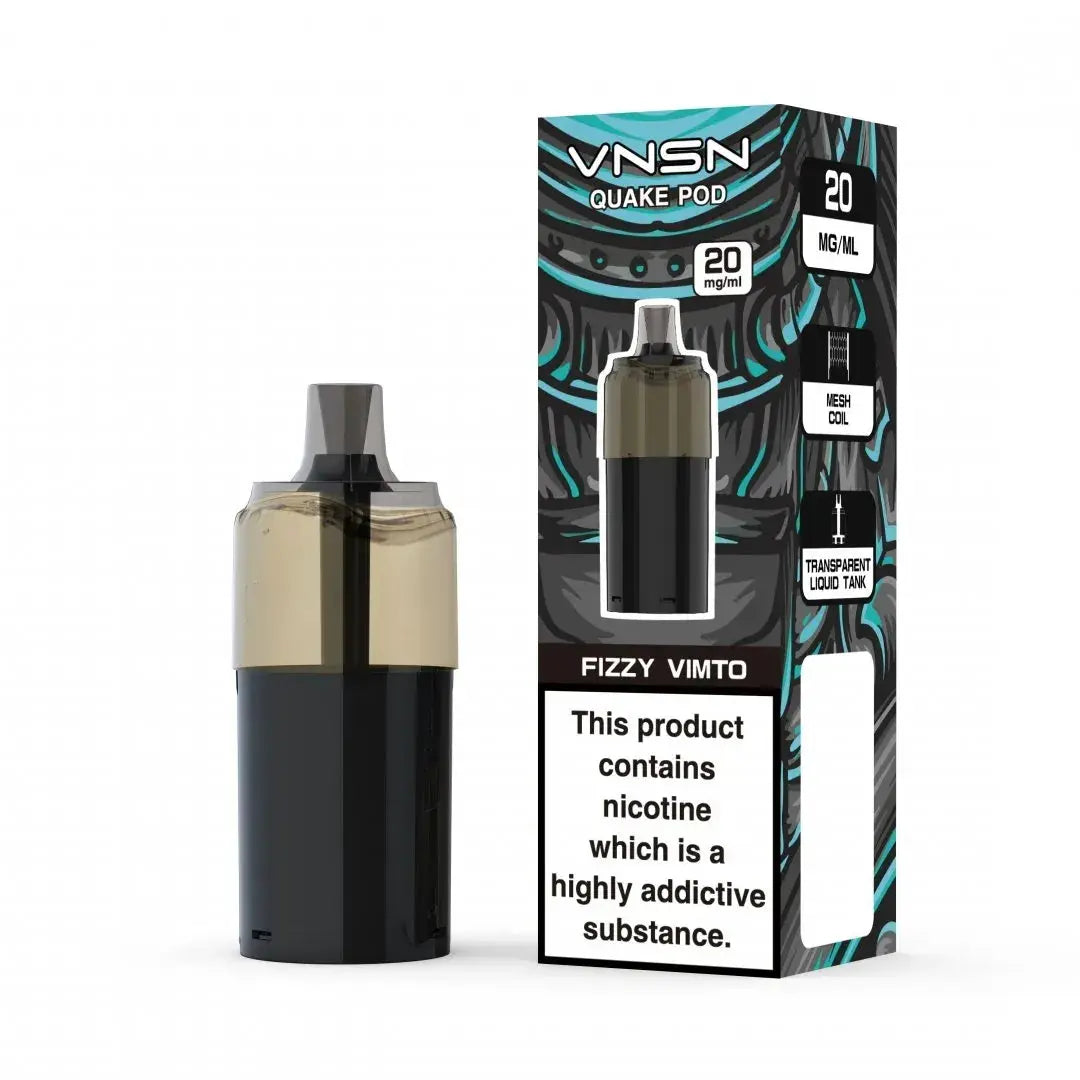 VNSN Quake 10000 Puffs Refill Pods Vape At Door