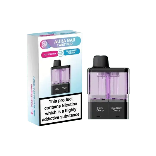 Crystal Prime Aura Bar Twist 40K Replacement Prefilled Pods Vape At Door