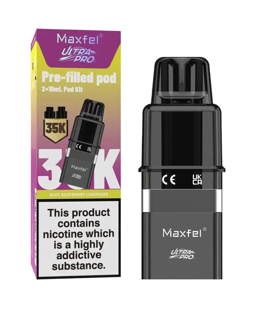 Maxfel Ultra Pro 35K Replacement Prefilled Pods Vape At Door