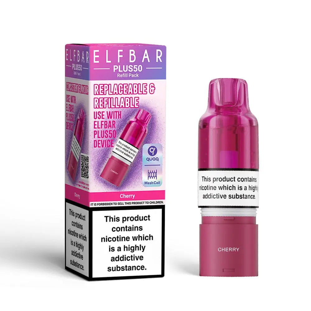ElfBar Plus50 Replacement Prefilled Pods Vape At Door
