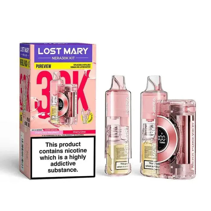 Lost Mary Nera 30k Puffs Pureview Prefilled Pod Kit Vape At Door