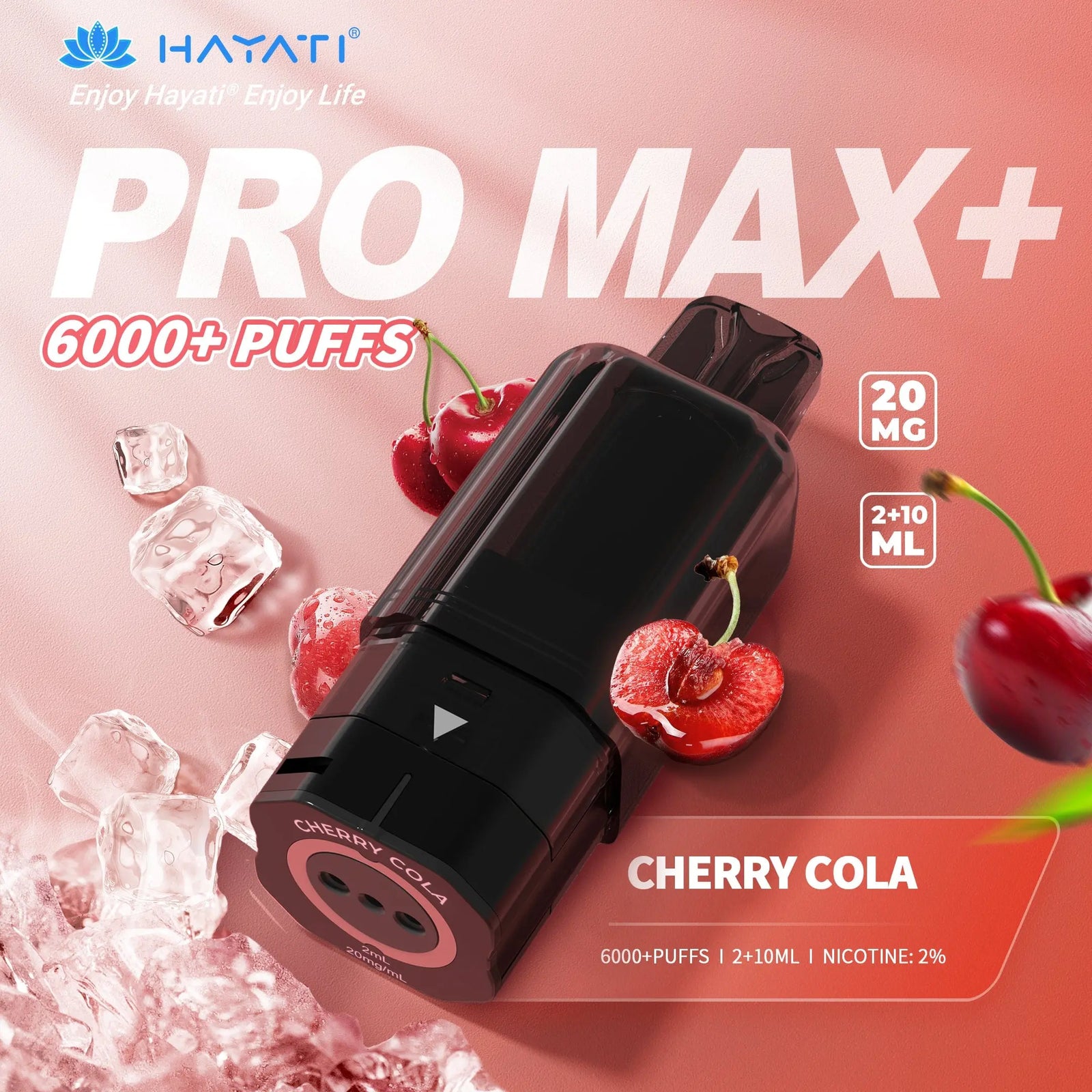 Hayati Pro Max Plus 6000 Replacement Prefilled Pods Vape At Door