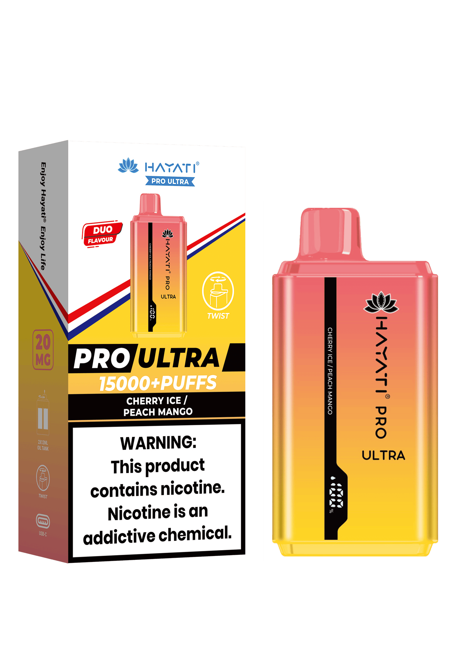 Hayati Pro Ultra 15000 Pod Kit (Price, Puff Count, Specs & Stock in the UK)