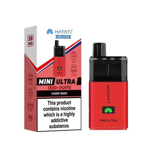 Hayati Mini Ultra 1500 Puffs Vape At Door