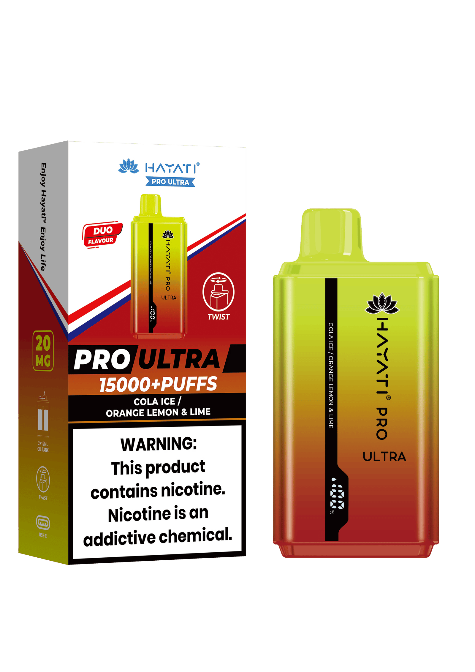 Hayati Pro Ultra 15000 Pod Kit (Price, Puff Count, Specs & Stock in the UK)
