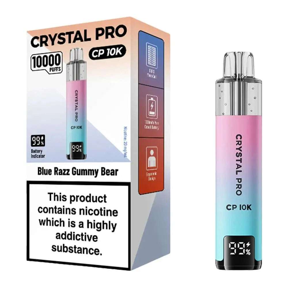 Crystal Pro CP 10K Puffs Prefilled Pod Kit by Suonon Vape At Door