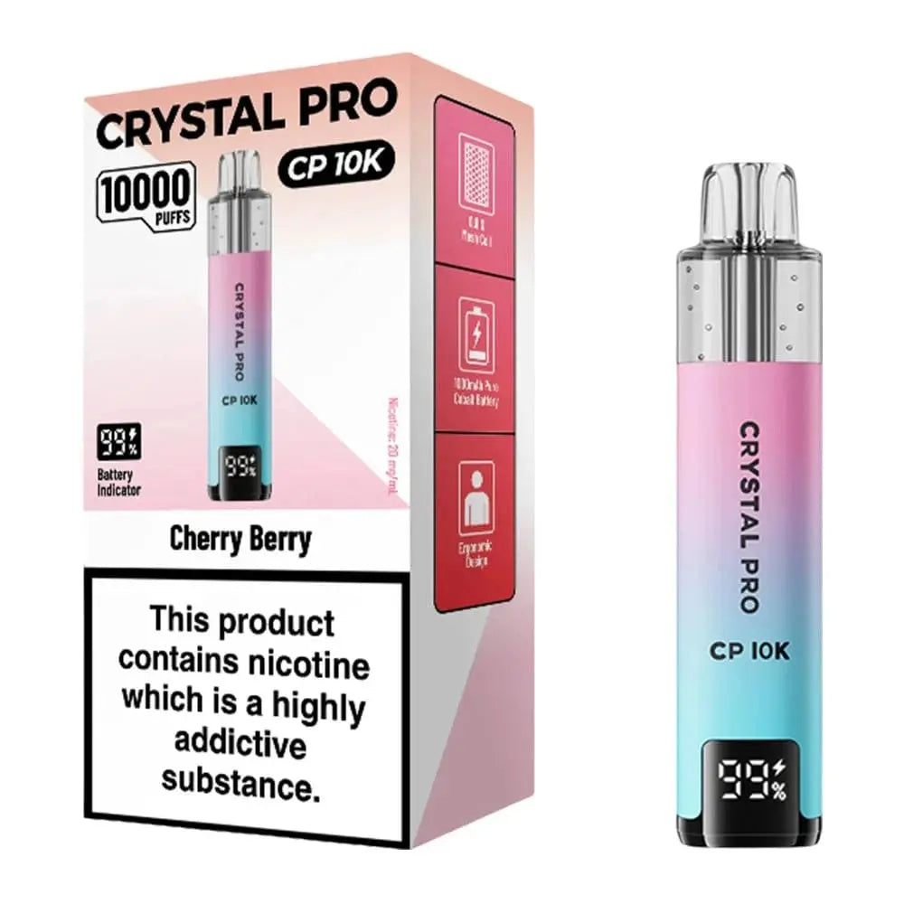 Crystal Pro CP 10K Puffs Prefilled Pod Kit by Suonon Vape At Door