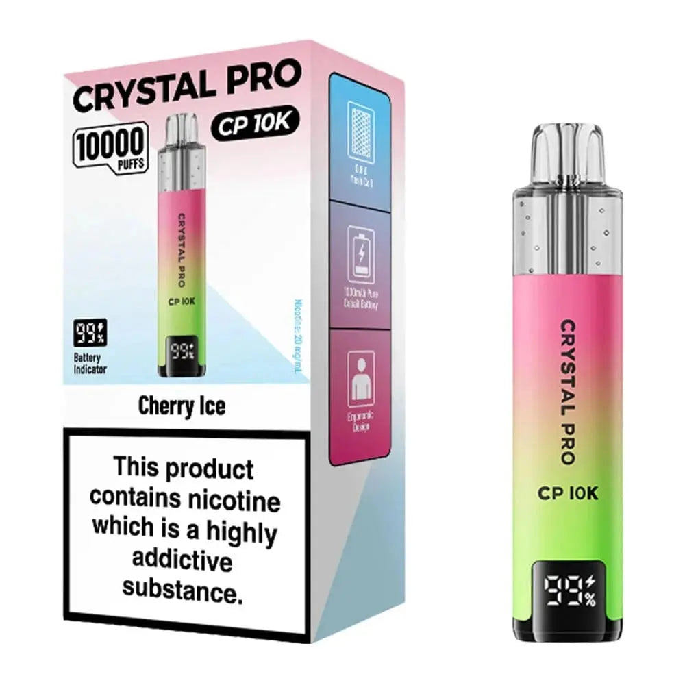 Crystal Pro CP 10K Puffs Prefilled Pod Kit by Suonon Vape At Door